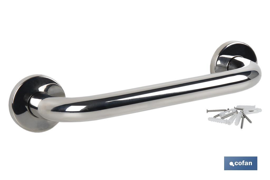 BARRA DE APOYO RECTA DE ACERO INOXIDABLE 304 (30 X 2.5 CM)