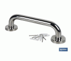 BARRA DE APOYO RECTA DE ACERO INOXIDABLE 304 (30 X 2.5 CM)