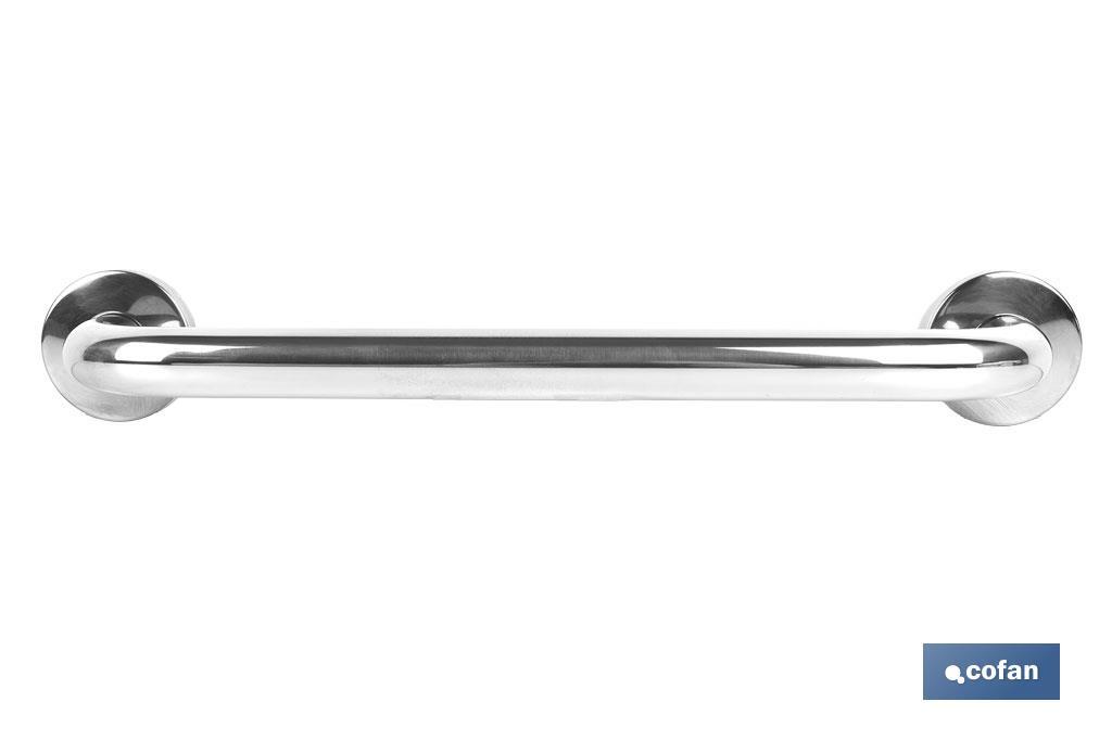 BARRA DE APOYO RECTA DE ACERO INOXIDABLE 304 (40 X 2.5 CM)