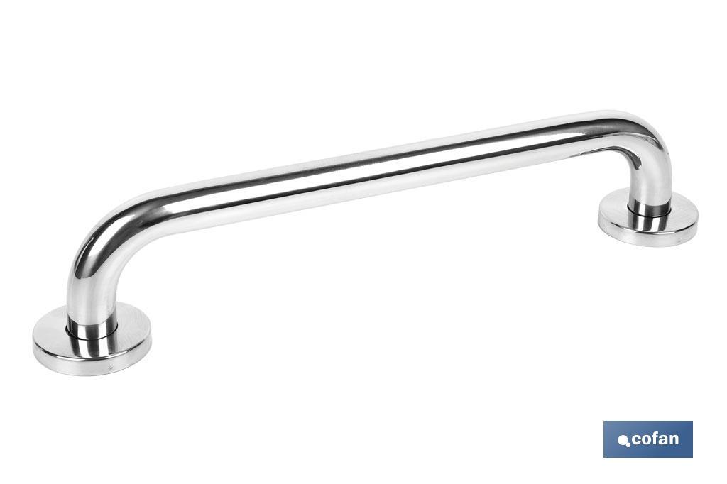 BARRA DE APOYO RECTA DE ACERO INOXIDABLE 304 (40 X 2.5 CM)