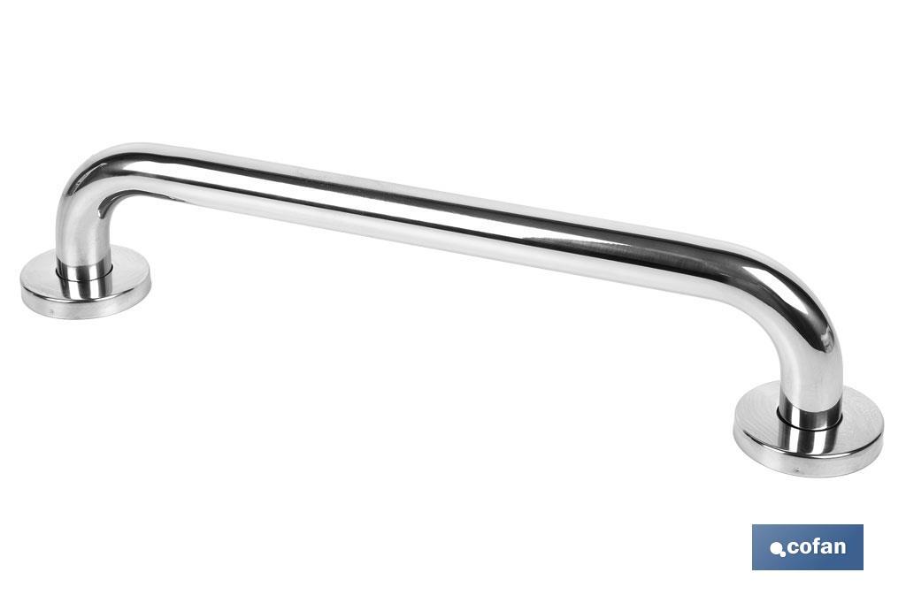 BARRA DE APOYO RECTA DE ACERO INOXIDABLE 304 (40 X 2.5 CM)