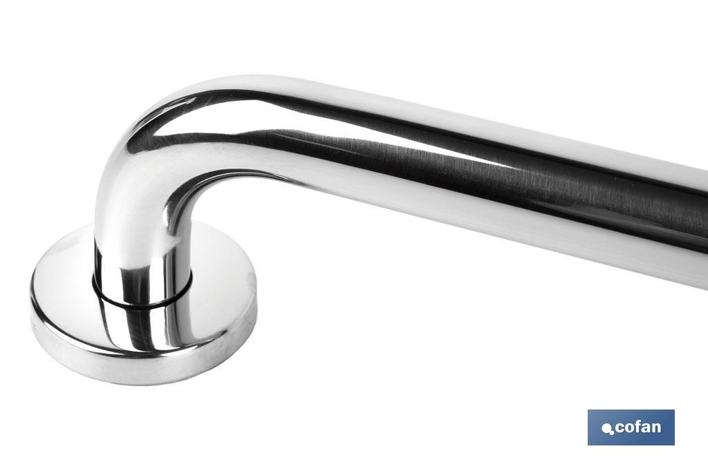 BARRA DE APOYO RECTA DE ACERO INOXIDABLE 304 (50 X 2.5 CM)