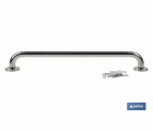BARRA DE APOYO RECTA DE ACERO INOXIDABLE 304 (60 X 2.5 CM)
