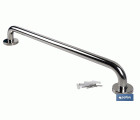 BARRA DE APOYO RECTA DE ACERO INOXIDABLE 304 (60 X 2.5 CM)