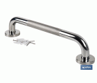 BARRA DE APOYO RECTA ANTIDESLIZANTE DE ACERO INOXIDABLE 304 (30 X 2.5 CM)