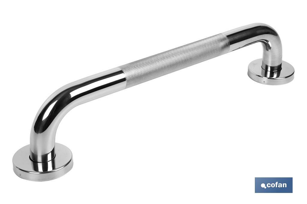 BARRA DE APOYO RECTA ANTIDESLIZANTE DE ACERO INOXIDABLE 304 (40 X 2.5 CM)