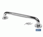 BARRA DE APOYO RECTA ANTIDESLIZANTE DE ACERO INOXIDABLE 304 (40 X 2.5 CM)