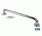 BARRA DE APOYO RECTA ANTIDESLIZANTE DE ACERO INOXIDABLE 304 (50 X 2.5 CM)