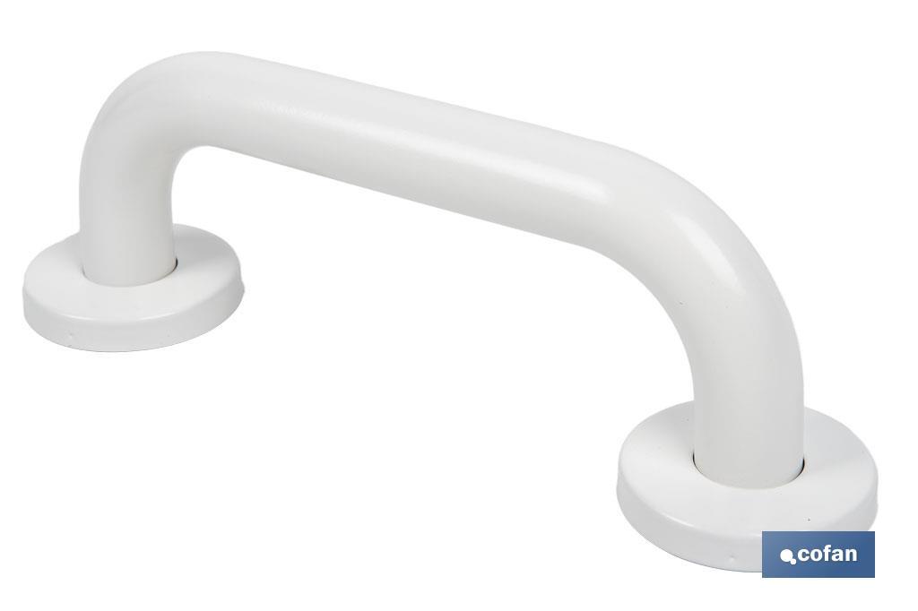 BARRA DE APOYO RECTA BLANCA (25 X 2.5 CM)