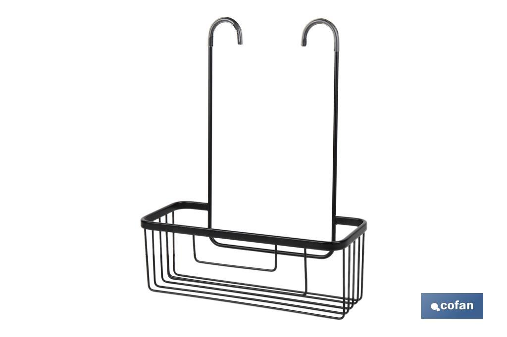 CESTA DUCHA PORTAGEL COLOR NEGRO