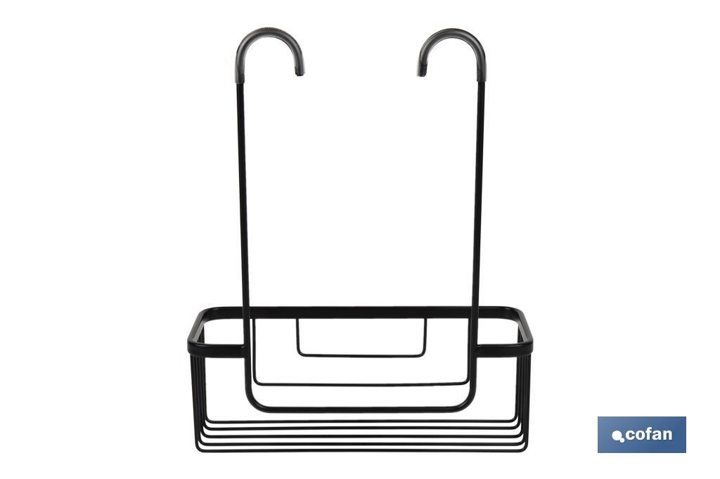 CESTA DUCHA PORTAGEL COLOR NEGRO