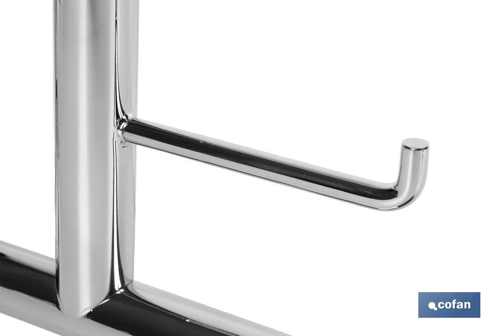 BARRA ABATIBLE PARA APOYO CON ACCESORIO DE PAPEL HIGIENICO 74 CM