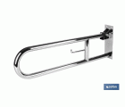 BARRA ABATIBLE PARA APOYO CON ACCESORIO DE PAPEL HIGIENICO 74 CM