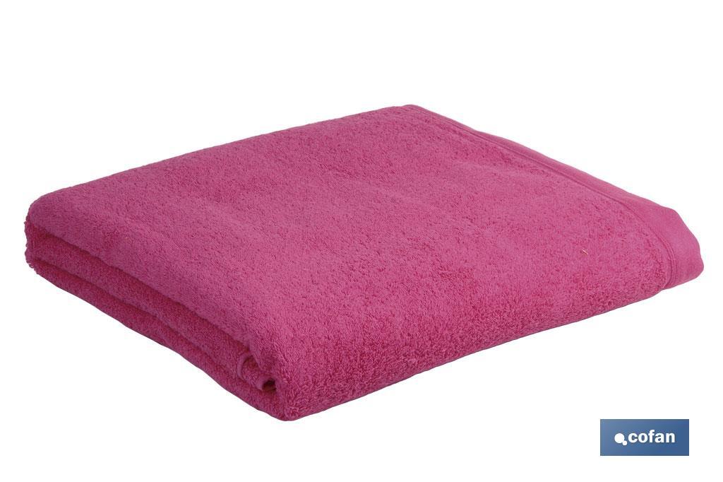 JUEGO DE 3  TOALLAS FUCSIA 580 G/M2  GAMA PRIMAVERA 30X50  50X100  70X140 CM