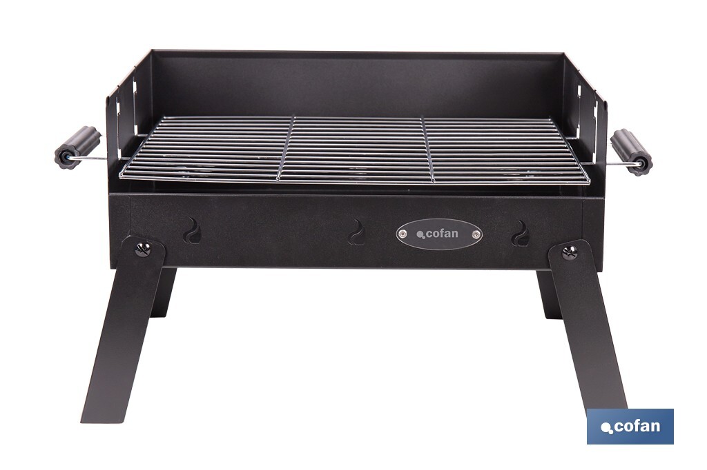 BARBACOA DE CARBÓN PORTÁTIL 455 X 345 X 315 MM