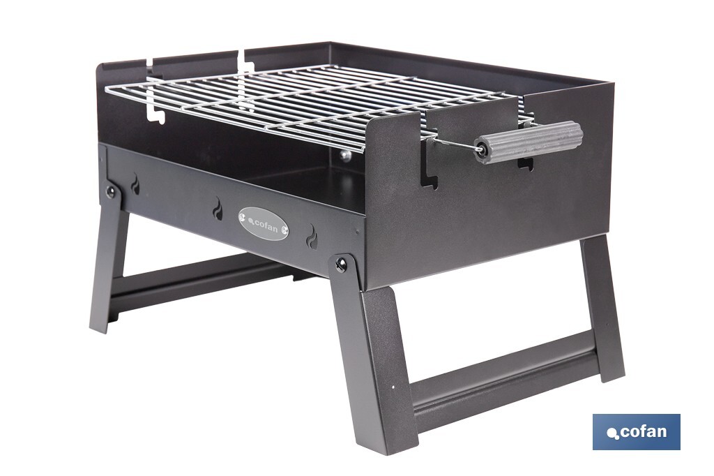 BARBACOA DE CARBÓN PORTÁTIL 455 X 345 X 315 MM