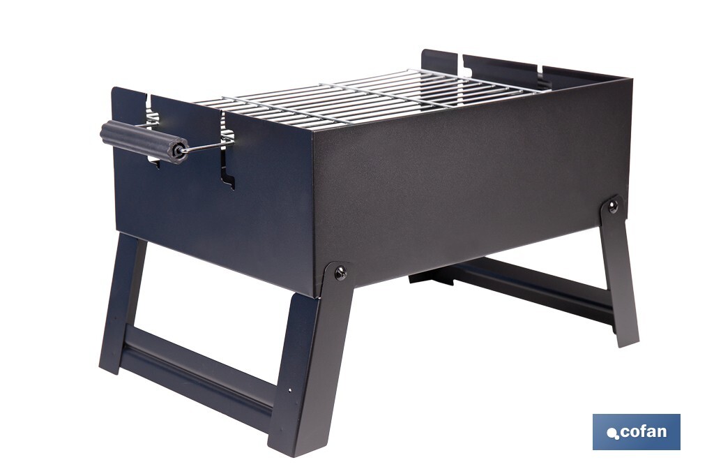 BARBACOA DE CARBÓN PORTÁTIL 455 X 345 X 315 MM