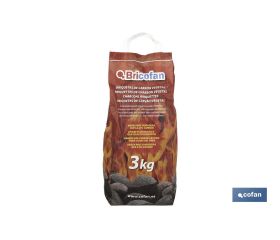 BOLSA BRIQUETAS CARBON VEGETAL 3 KGS