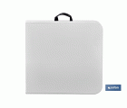 MESA PLEGABLE RECTANGULAR BLANCA 122x60x74 CM