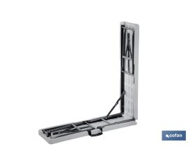 BANCO PLEGABLE RECTANGULAR BLANCO 180X25X43CM