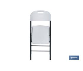 SILLA PLEGABLE BLANCA 46x53x88 CM venta unitaria
