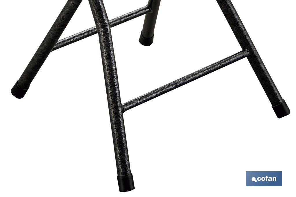 TABURETE PLEGABLE BLANCO 33X30X46CM