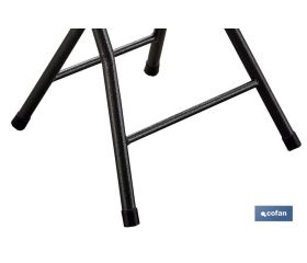 TABURETE PLEGABLE BLANCO 33x30x46cm venta unitaria