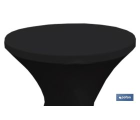 CUBIERTA DE MESA BAR NEGRA
