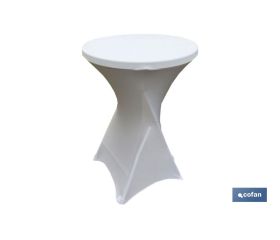 CUBIERTA DE MESA BAR BLANCA