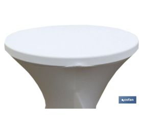 CUBIERTA DE MESA BAR BLANCA