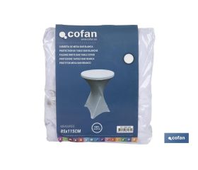 CUBIERTA DE MESA BAR BLANCA