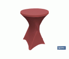 CUBIERTA DE MESA BAR ROJA
