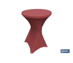 CUBIERTA DE MESA BAR ROJA