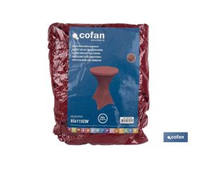 CUBIERTA DE MESA BAR ROJA