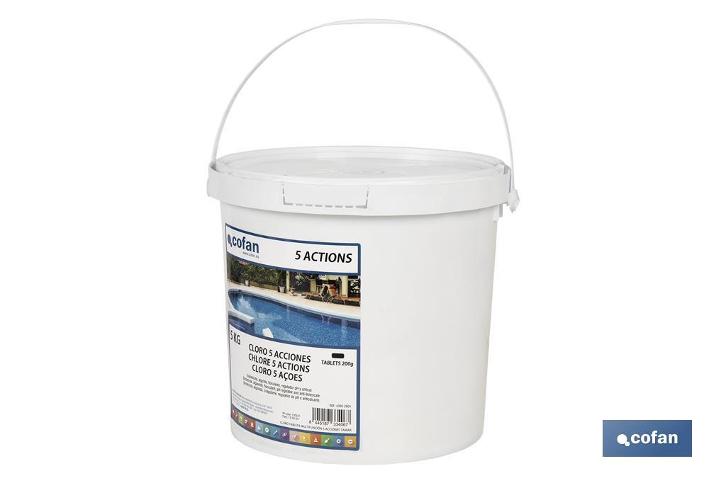 CLORO 5 ACCIONES TABLETA 5 KG COFAN