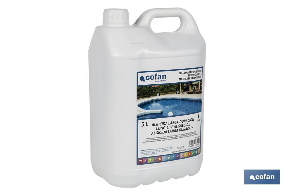 ALGICIDA LARGA DURACION EFECTO ABRILLANTADOR 5 L COFAN