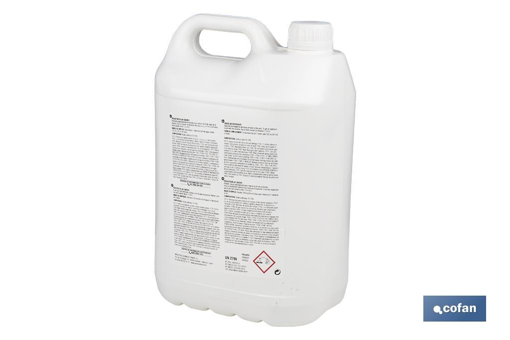 REDUCTOR PH LIQUIDO 5 L COFAN