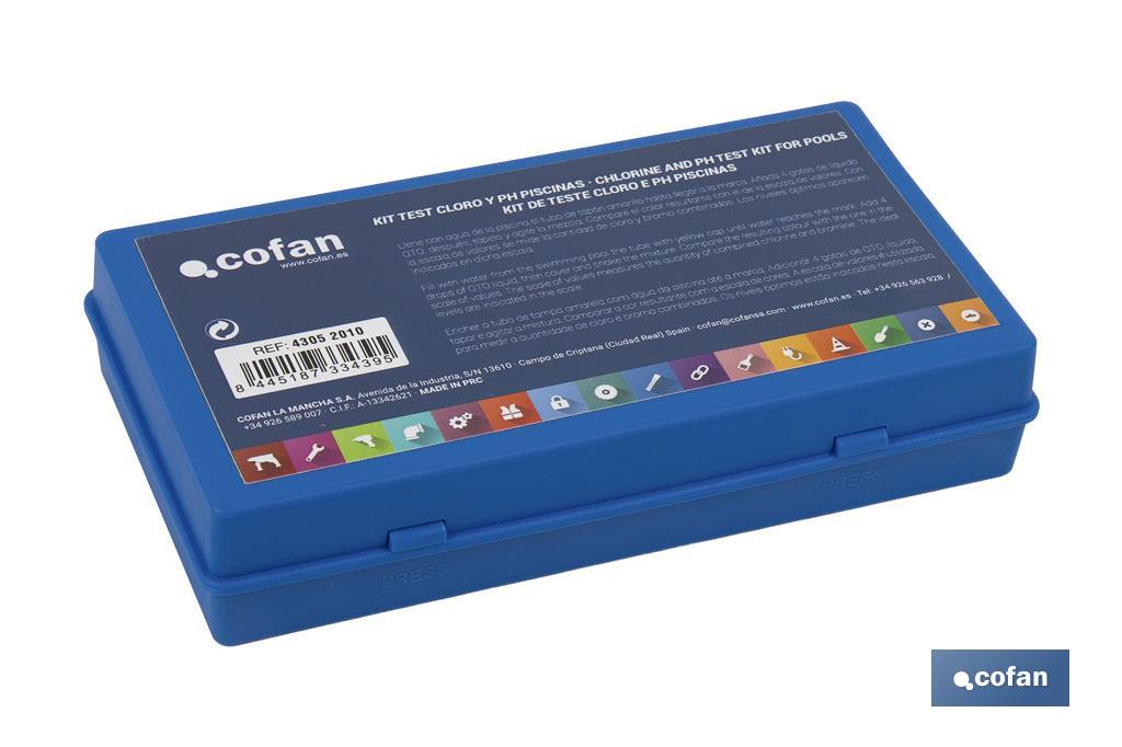 KIT TEST CLORO Y PH PISCINAS