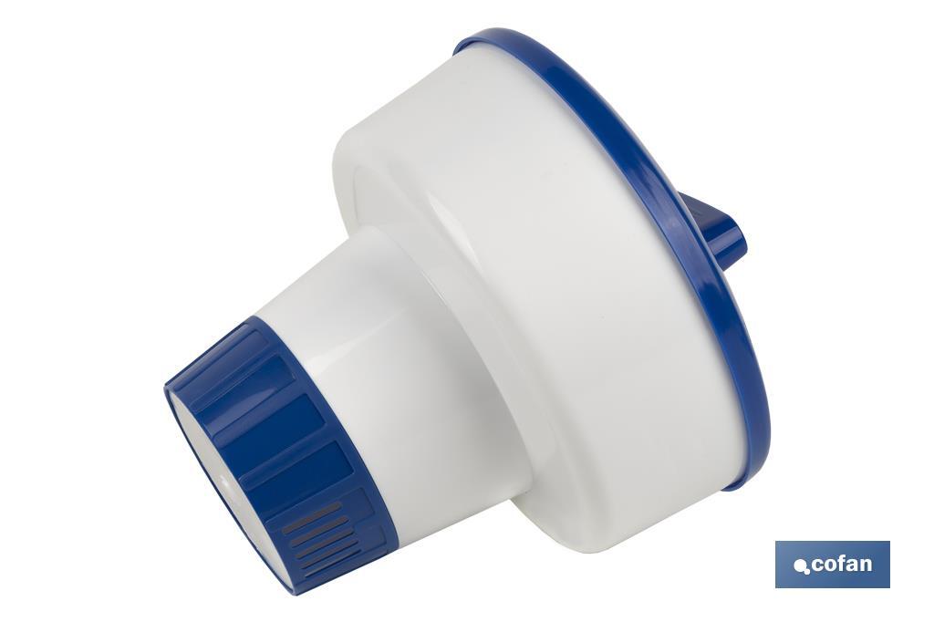 DOSIFICADOR DE CLORO PISCINAS PASTILLA 200 G Ø175 X 195 MM