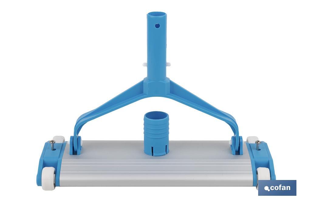 LIMPIAFONDOS/BARREDERA DE ALUMINIO PISCINAS 360 X 150 MM