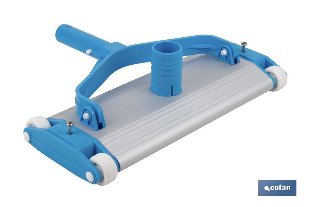 LIMPIAFONDOS/BARREDERA DE ALUMINIO PISCINAS 360 X 150 MM