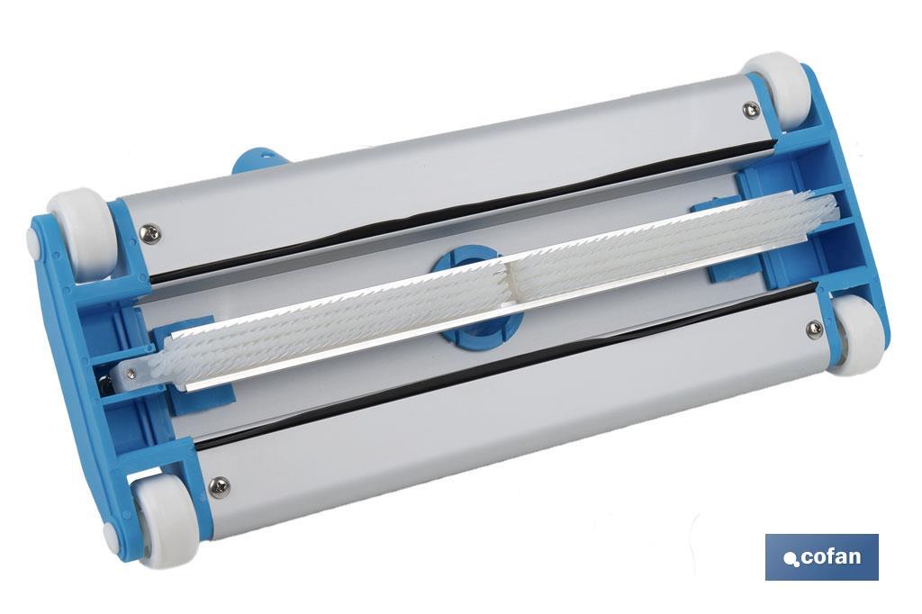 LIMPIAFONDOS/BARREDERA DE ALUMINIO PISCINAS 360 X 150 MM