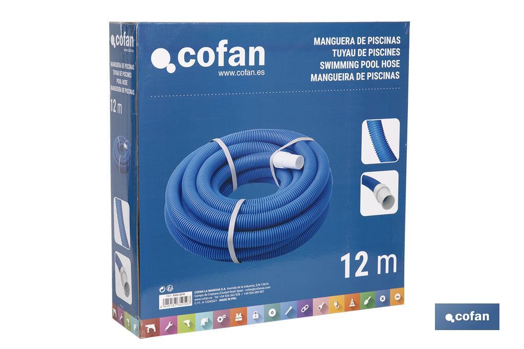 MANGUERA PISCINAS 12 M X Ø 38 MM