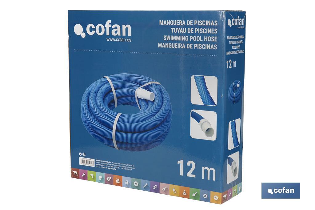 MANGUERA PISCINAS 12 M X Ø 38 MM
