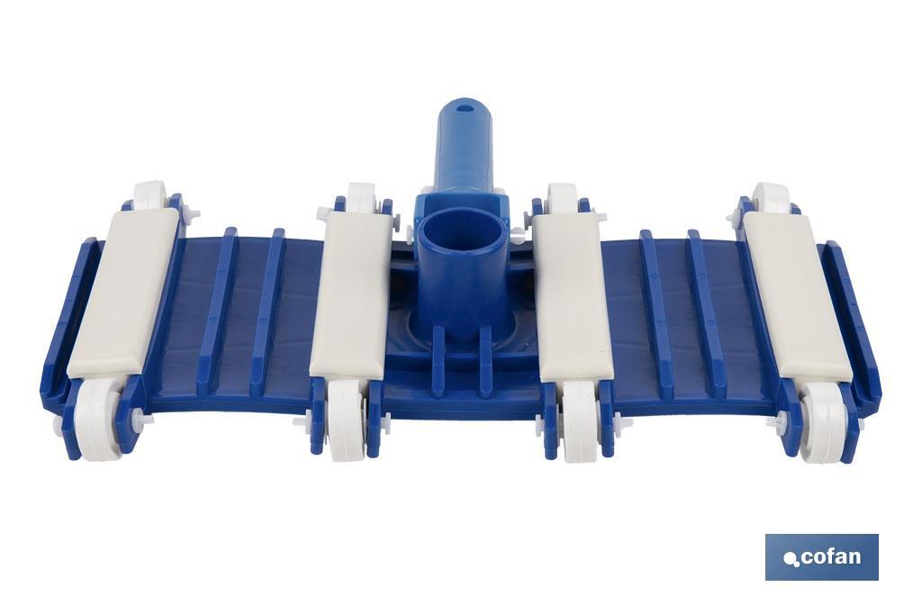 LIMPIAFONDOS/BARREDERA FLEXIBLE PISCINAS 330 X 180 MM