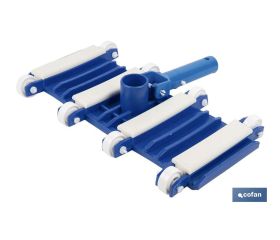 LIMPIAFONDOS/BARREDERA FLEXIBLE PISCINAS 330 X 180 MM