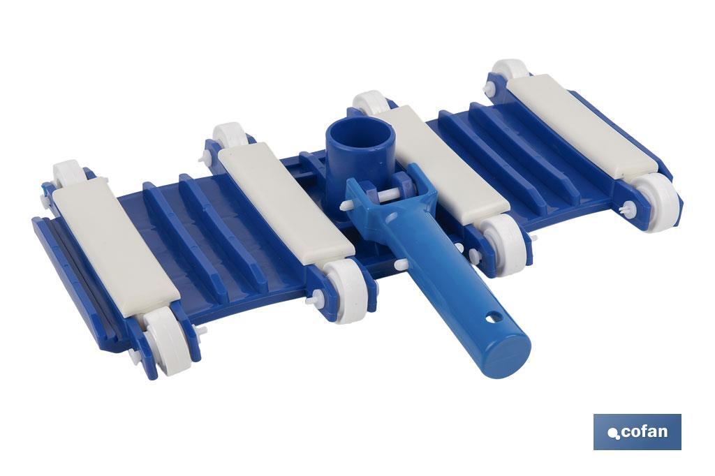 LIMPIAFONDOS/BARREDERA FLEXIBLE PISCINAS 330 X 180 MM