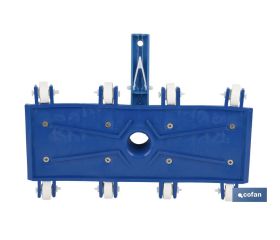 LIMPIAFONDOS/BARREDERA FLEXIBLE PISCINAS 330 X 180 MM