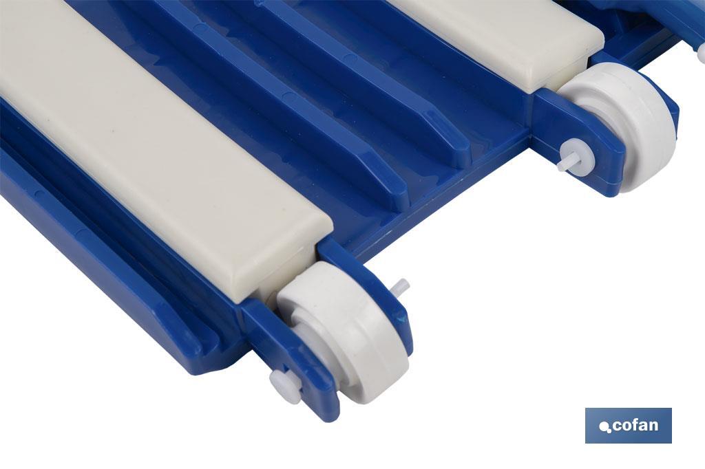 LIMPIAFONDOS/BARREDERA FLEXIBLE PISCINAS 330 X 180 MM