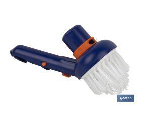 CEPILLO CON ASPIRACIÓN PARA ESQUINAS DE PISCINAS Ø78 X 125 MM